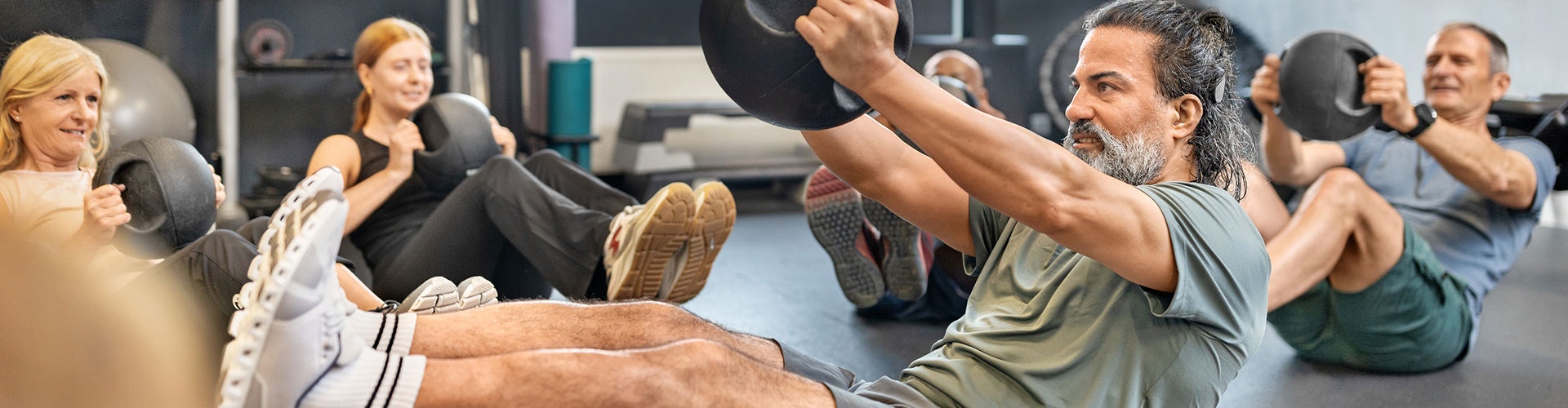 RONDO 3 user at the gym.