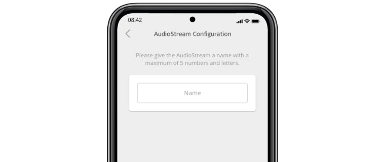 AudioStream Konfiguration Android