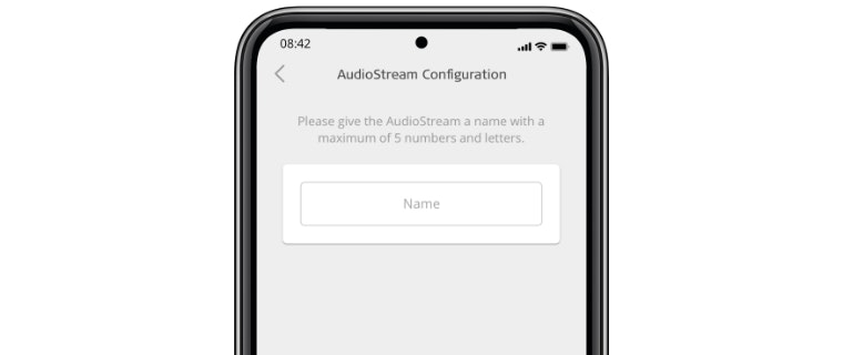 AudioStream-konfigurasjon for Android