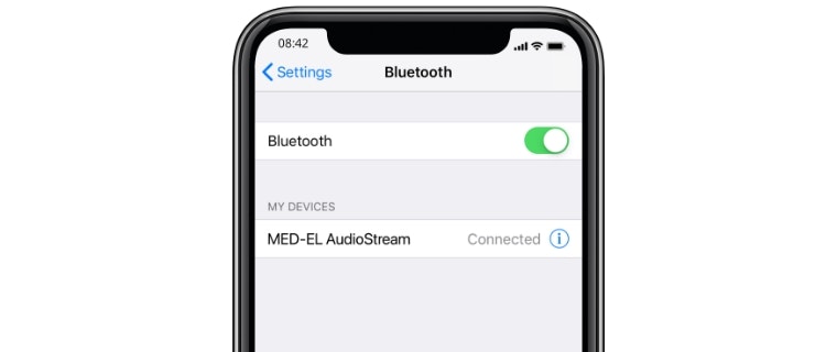 Connessione Bluetooth stabilita