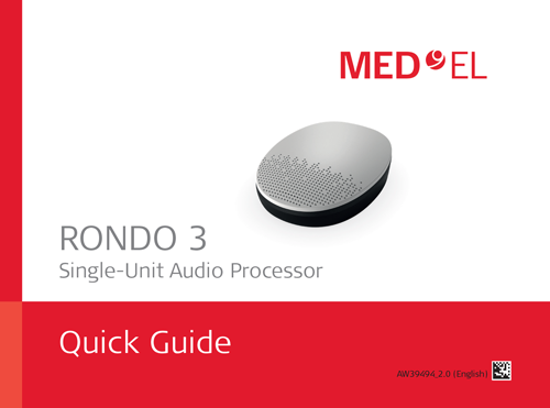 RONDO 3 Guida rapida