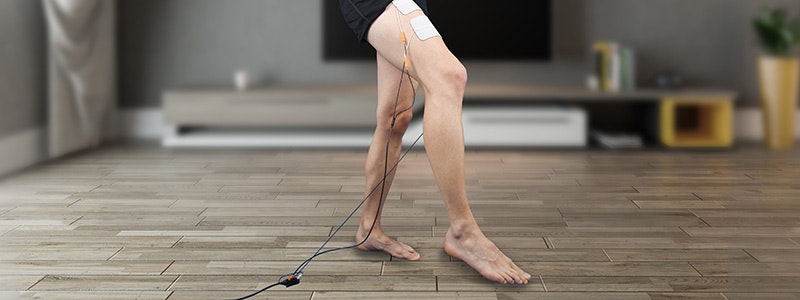 Electrotherapy after meniscus rupture